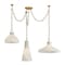 Troy Lighting Joaquin 3 Light Chandelier, Patina Brass, 41.75 In x 27.5 In F1242-PBR - alternate 1
