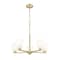 Z-Lite Naya 5-Light Chandelier, 25.25 in W, Modern Gold 7518-5MGLD - alternate 2