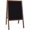 Flipside Marquee Easel Stained Hardwood Two Black Chalkboards 31221 - alternate 1