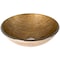 Vigo Giovanni Amber Sunset Glass 17 in. L x 17 in. W x 6 in. H Round Vessel Bathroom Sink VG07027 - alternate 1