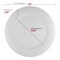 Smarty Had A Party 13 Glitz White Round Disposable Paper Charger Plates 120 Plates, 120PK 2690-RGD-CASE - alternate 5