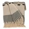 Homeroots Gray Woven Cotton Abstract Throw Blanket 478667 - alternate 1