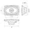 Pioneer 4-in x 6-in, 2-way, 200w Max Power, IMPP Woofer Cone, Rubber Surround, 1-3/16-in Tweeter, Speaker, PR TS-G4620S - alternate 3