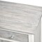 Homeroots 28" White And Gray Solid Wood One Drawer Nightstand With USB 571339 - alternate 4