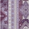 Homeroots 9' X 12' Purple Lavender And Ivory Aztec Washable Indoor Outdoor Area Rug 598500 - alternate 3