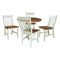 Whitewood Industries Rectangular Extension Dining Table W/ 4 Chairs, 36 in W, 30.1 in L, 48 in H, Parawood, 5 K79-36RXT-27B-C61-4 - alternate 1