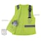 Ergodyne M Lime Class 2 Womens Hi-Vis Vest - Zipper 8210ZW-S - alternate 4
