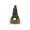 Homeroots 14" Green Chunky Knit Hat Fabric Sitting Gnome Sculpture 483532 - alternate 3