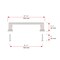 Richelieu Hardware Mirabel Collection 5 1/16-in 128 mm Polished Nickel Transitional Rectangular Cabinet Pull BP795128180 - alternate 2