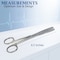 A2Z Scilab Lab Scissors 6.5 inches Blunt/Blunt Straight Blades, Stainless Steel A2Z-ZR-106S - alternate 3