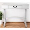 Homeroots Acacia And Pinewood White Writing Desk 389434 - alternate 2