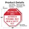 Signmission Restricted Area Authorized Personne, 10 inch X 10 inch, Aluminum Metal Signs, 2PK OC-A-2PACK-10-174 - alternate 3