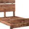 Homeroots Chestnut Live Edge Solid Wood Queen Bed Frame 521071 - alternate 3