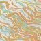 Homeroots 8' Coral Green And Copper Round Abstract Washable Indoor Outdoor Area Rug 600284 - alternate 2