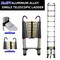 Edendirect 13.5 ft. Aluminum Extension Ladder with 360deg Rotatable Stabilizer Bar and Non-slip Feet, 300 lbs. IR-W2717P256991 - alternate 7