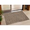 Homeroots 3' X 5' Brown Gold And Ivory Polka Dot Washable Indoor Outdoor Area Rug 599028 - alternate 1