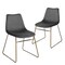 Homeroots Set of Two Dark Green and Gold Velvet and Metal Dining Side Chairs, 2PK 568017 - alternate 3