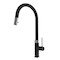 Vigo Bristol Single Handle Pull-Down Sprayer Kitchen Faucet in Stainless Steel and Matte Black VG02033STMB - alternate 1