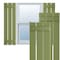 Ekena Millwork True Fit PVC Three Board Spaced Board-n-Batten Shutters, Moss Green, 17 1/8W x 36H, PR TFP101SBF17X036MG - alternate 1