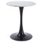 Leisuremod Bristol Round MDF Dining Table - Pedestal Base Kitchen Table, Modern Style BTBL-B27MWT - alternate 3