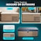 Kplunge 67in 1-Person Mono-Jet All-in-One Cold Plunge Ice Bath/Hot Tub Built-in Chiller/Heater, Chestnut CP-CH6732N - alternate 5