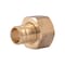 Sharkbite Hose to Pipe Adapter, 3/4 in, PEX Barb x FNPT, DZR Brass, 200 psi Pressure UC530LFA - alternate 2