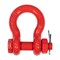 Mytee Products 5/8in Anchor Shackle Forged Carbon Steel w/ Safety Screw Pin Load Limit 6,500 lbs SHACKLE-ANCHOR-BT-58 - alternate 1