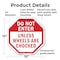 Signmission Do Not Enter Unless Wheels Are Choc, 10 Inch X 10 Inch, Plastic Sign OC-P-10-39 - alternate 3