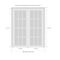 Vdomdoors Sliding Closet Bypass Doors 60 x 80 inches / Mela 7001 Painted Black / Rails Hardware Set / Wood So MELA7001DBD-TCF-60 - alternate 5