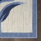 Homeroots 6' Blue And Gray Floral Indoor Outdoor Runner Rug 564007 - alternate 4