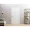 Vdomdoors Sliding Closet Bi-fold Doors 36 x 80 inches, Mela 0716 Painted White, Sturdy Tracks Moldings Trims MELA0716BF-BEM-36 x 80 (2* 18x80) - alternate 3