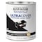 Rust-Oleum Interior/Exterior Paint, Semi-Gloss, Black, Quart 1974502 - alternate 1
