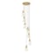 Z-Lite Aimie 7-Light Chandelier, 18 in W x 16 in H, Modern Gold 828P7-7R-MGLD - alternate 4