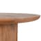 Homeroots 60" Brown Rounded Solid Wood Dining Table 549040 - alternate 5