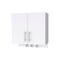 Homeroots 26" White Accent Cabinet With One Shelf 518203 - alternate 1