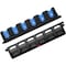 Simple Deluxe Vertical Fishing Rod Holders Wall-Mounted - Fishing Rod Rack, Great Fishing Pole Holder and Rack fo SOFISHRODRACKBLUEVERT - alternate 1