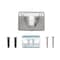 Oakbrook Collection Brushed Nickel Robe Hook BH-OB3003BN - alternate 2