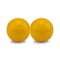 Homeroots Set of Two Yellow Aluminum Decorative Orbs, 2PK 480018 - alternate 2