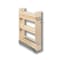 Century Components Cascade Series Base Cabinet Pull-Out Kitchen Organizer 4-7/8W x CASBO45PF - alternate 1