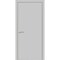 Sartodoors Modern Wood Interior Door with Hardware, Planum 0010 Matte Grey, Single Panel Frame Trims, Bathroom PLANUM0010ID-GRE-24 - alternate 1