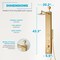 Anzzi Beverly Series 43 in. 3-Jetted Shower Tower with Heavy Rain Shower and Body Jets SP-AZ080BG - alternate 4