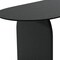 Homeroots 79" Black Solid Wood Double Pedestal Base Oval Dining Table 712153 - alternate 3