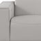 Homeroots 80in Light Gray and Brown Leather Power Reclining Loveseat 720536 - alternate 5