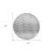 Homeroots 8' Gray And Charcoal Round Abstract Washable Indoor Outdoor Area Rug 587412 - alternate 3