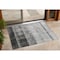 Homeroots 3' X 5' Gray Ombre Washable Non Skid Indoor Outdoor Area Rug 563640 - alternate 1