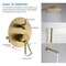 Kibi Circular Pressure Balanced 3-Function Shower System, Rough-In Valve KSF404BB - alternate 5