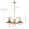 Jonathan Y Colin 3-Light 22" Adjustable Iron/Glass Retro Hurricane LED Pendant, Brass Gold JYL6122A - alternate 5