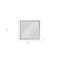 Homeroots 36" Square Wood Framed Mounted Dresser Mirror 485941 - alternate 2