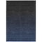 Homeroots 8' X 10' Navy Blue And Charcoal Abstract Washable Indoor Outdoor Area Rug 588957 - alternate 2