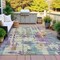 Homeroots 5' X 8' Linen Purple And Gold Abstract Washable Indoor Outdoor Area Rug 630868 - alternate 3